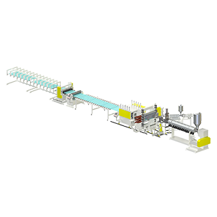 PC Corrugated Sheet Production Machine